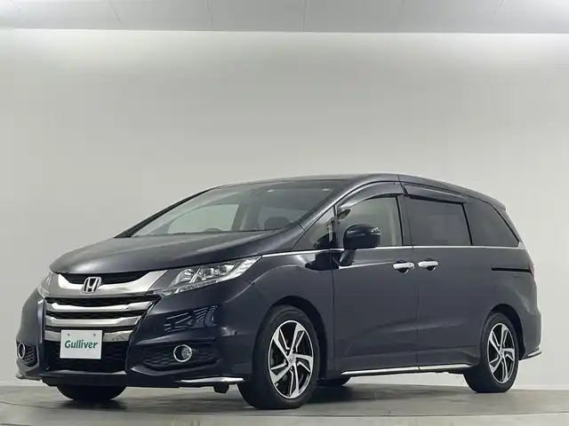 ホンダ オデッセイ アブソルート 埼玉県 2013(平25)年 6.6万km プレミアムヴィーナスブラックP 純正ナビ　Ｂｌｕｅｔｏｏｔｈ　ＴＶ　HDMI バックカメラ　ハーフレザーシート　両側パワースライドドア　クルーズコントロール フルフラットシート 衝突被害軽減システム LEDヘッドライト ETC