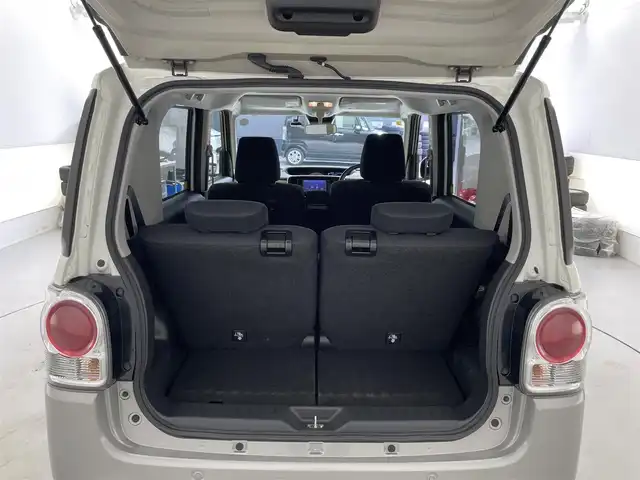 ダイハツ ムーヴ キャンバス G メイクアップ リミテッド　SAⅢ 滋賀県 2018(平30)年 6.2万km パールホワイトⅢ/スムースグレーマイカメタリック 2トーン 純正ナビ/【CD.DVD.Bluetooth.フルセグTV】/全方位カメラ/スマートアシスト3/衝突軽減ブレーキ/車線逸脱警報/両側電動スライドドア/クリアランスソナー/前方ドライブレコーダー/アイドリングストップ/オートライト/オートハイビーム/LEDヘッドライト/プッシュスタート/スマートキー/スペアキー