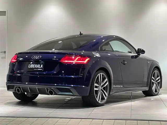 アウディ アウディ ＴＴクーペ 45TFSIクワトロ 愛知県 2021(令3)年 2万km 紺Ｍ アウディマグネティックライド　/アルカンターラグレーハーフレザー　/シートヒーター　/マトリクスＬＥＤ　/バーチャルコクピット　/ＭＭＩナビゲーション　/ドライブレコーダー　/社外レーダー　/ＥＴＣ２．０　/サイドアシスト/パーキングエイド/Bluetooth/バックカメラ/CD/DVD/プッシュスタート/ウィンカーミラー/アイドリングストップ