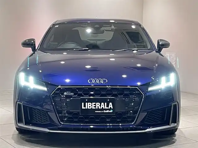 アウディ アウディ ＴＴクーペ 45TFSIクワトロ 愛知県 2021(令3)年 2万km 紺Ｍ アウディマグネティックライド　/アルカンターラグレーハーフレザー　/シートヒーター　/マトリクスＬＥＤ　/バーチャルコクピット　/ＭＭＩナビゲーション　/ドライブレコーダー　/社外レーダー　/ＥＴＣ２．０　/サイドアシスト/パーキングエイド/Bluetooth/バックカメラ/CD/DVD/プッシュスタート/ウィンカーミラー/アイドリングストップ