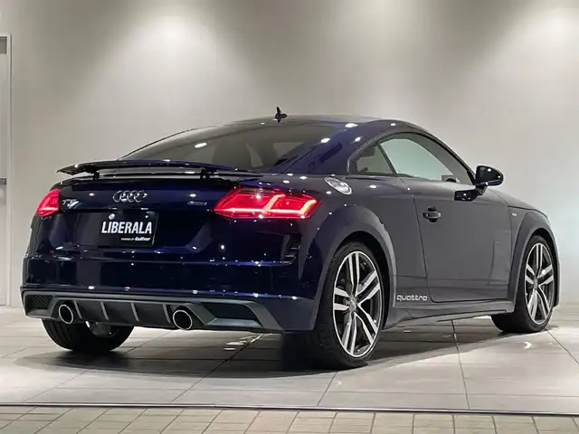 アウディ アウディ ＴＴクーペ 45TFSIクワトロ 愛知県 2021(令3)年 2万km 紺Ｍ アウディマグネティックライド　/アルカンターラグレーハーフレザー　/シートヒーター　/マトリクスＬＥＤ　/バーチャルコクピット　/ＭＭＩナビゲーション　/ドライブレコーダー　/社外レーダー　/ＥＴＣ２．０　/サイドアシスト/パーキングエイド/Bluetooth/バックカメラ/CD/DVD/プッシュスタート/ウィンカーミラー/アイドリングストップ