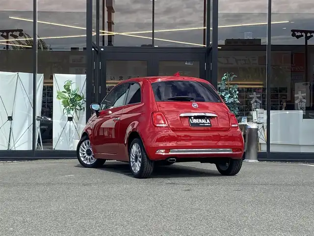 フィアット ５００ ツインエア ラウンジ 福岡県 2019(令1)年 5.5万km ロッソ・オフィチーナ ・ガラスルーフ/・社外メモリナビ/BT/USB/・バックカメラ/・ドライブレコーダー/・フルセグ/・ETC/・純正15AW/・シートリフター