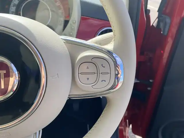 フィアット ５００ ツインエア ラウンジ 福岡県 2019(令1)年 5.5万km ロッソ・オフィチーナ ・ガラスルーフ/・社外メモリナビ/BT/USB/・バックカメラ/・ドライブレコーダー/・フルセグ/・ETC/・純正15AW/・シートリフター