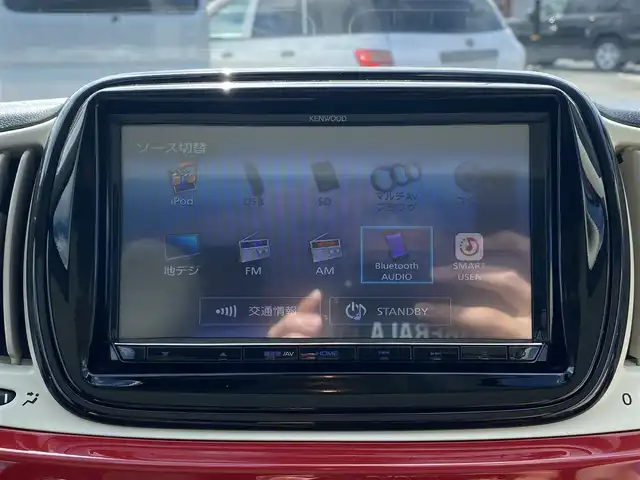 フィアット ５００ ツインエア ラウンジ 福岡県 2019(令1)年 5.5万km ロッソ・オフィチーナ ・ガラスルーフ/・社外メモリナビ/BT/USB/・バックカメラ/・ドライブレコーダー/・フルセグ/・ETC/・純正15AW/・シートリフター