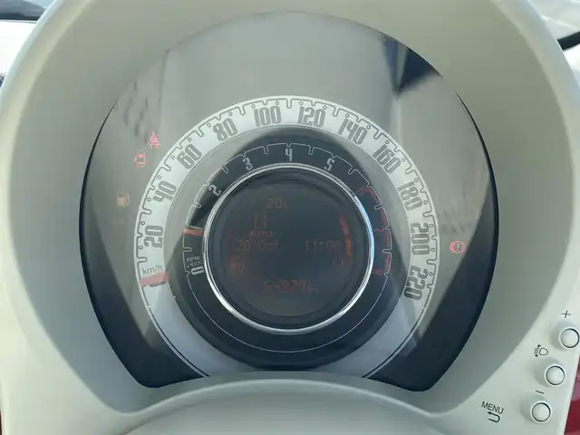 フィアット ５００ ツインエア ラウンジ 福岡県 2019(令1)年 5.5万km ロッソ・オフィチーナ ・ガラスルーフ/・社外メモリナビ/BT/USB/・バックカメラ/・ドライブレコーダー/・フルセグ/・ETC/・純正15AW/・シートリフター