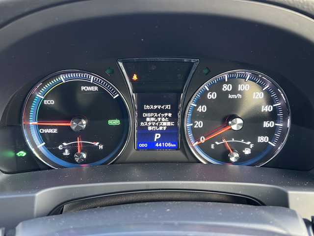 トヨタ クラウン ハイブリッド アスリートS ブラックスタイル 福岡県 2015(平27)年 4.5万km プレシャスブラックパール メーカーオプションナビ/【AM/FM/BT/USB/CD/DVD/ワンセグTV】/バックカメラ/サンルーフ/ブラックスタイル専用18インチホイール/ETC/前席パワーシート/前席シートヒーター＆エアシート/レザーシート/電動格納ミラー/ステアリングスイッチ/ステアリングヒーター/クルーズコントロール/純正ドアバイザー/ISOFIX