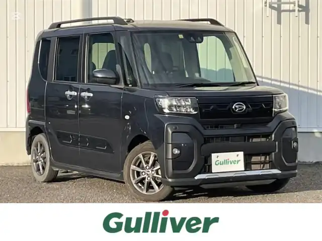 ダイハツ タント ファンクロス 熊本県 2022(令4)年 6.1万km クロムグレーメタリック 純正ディスプレイオーディオ/・AM/FM/USB/iPod/HDMI/BT/・AppleCarPlay/AndroidAuto/・フルセグTV/バックカメラ/アイドリングストップ/横滑り防止機能/衝突被害軽減ブレーキ/クリアランスソナー/オートマチックハイビーム/前後コーナーセンサー/ステアリングリモコン/オートライト/・フォグランプ/・LEDライト/・ヘッドライトレベライザー/電動格納ミラー/D/N席シートヒーター/電動サイドブレーキ/・ホールドボタン/ルーフレール/純正アルミホイール/純正フロアマット/スマートキー/・スペアキー