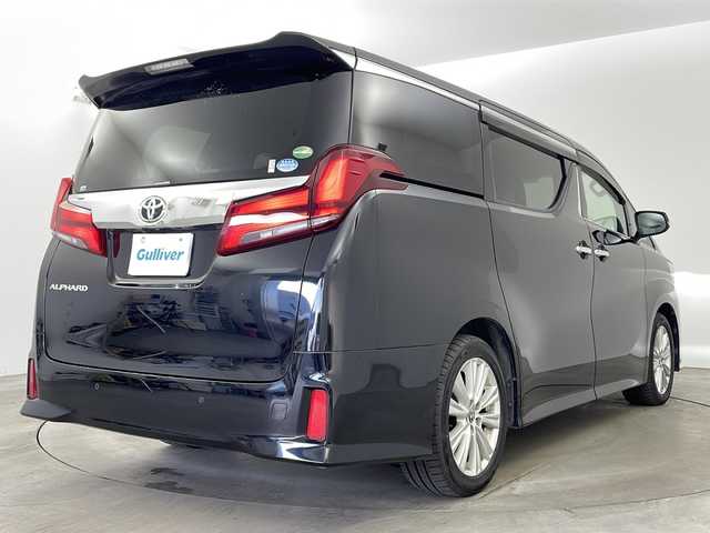 トヨタ アルファード S 兵庫県 2019(令1)年 6.5万km ブラック ・トヨタセーフティーセンス/・プリクラッシュセーフティ/・レーントレーシングアシスト/・クリアランスソナー/・パーキングサポートブレーキ/・ロードサインアシスト/・先行車発進お知らせ/・オートマチックハイビーム/・純正9インチナビ＆フルセグ＆BT＆DVD/・バックカメラ/・純正フリップダウンモニター/・AC100V電源/・片側パワースライドドア/・純正フロアマット/・ビルトインETC2.0/・スマートキー/・プッシュスタート/・ナノイー/・純正18インチアルミホイール/・LEDヘッドライト/・フォグランプ/・オートライト/・ウォークスルー/・カーテンエアバック/・W＋サイドエアバック
