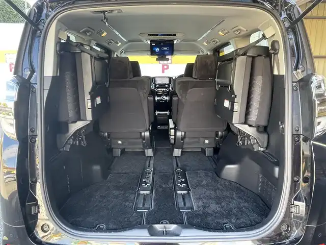 トヨタ ヴェルファイア Z 千葉県 2018(平30)年 6.4万km バーニングブラッククリスタルシャインガラスフレーク ワンオーナー/ALPINE11インチメモリーナビ(EX11Z)/・フルセグTV/CD/DVD/BT/ALPINE12.8インチフリップダウンモニター(PXH12X-R)/バックカメラ/ビルトインETC2.0/両側パワースライドドア/クリアランスソナー/LTA/PCS/RSA/オートマチックハイビーム/レーダークルーズコントロール/セカンドシートオットマン機能/スマートキー/純正18インチAW/LEDヘッドライト/フォグランプ/ドアバイザー/フロアマット/保証書/H30~R7年トヨタ整備記録有り/取扱説明書(車両/ナビ)