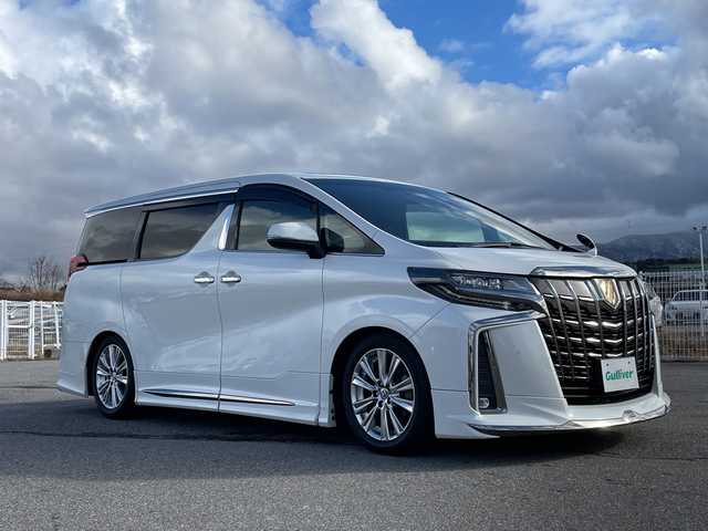 トヨタ アルファード S タイプゴールド 富山県 2020(令2)年 2万km ホワイトパールクリスタルシャイン Wサンルーフ/モデリスタエアロ/純正ナビゲーション/【CD/DVD/BT/USB/Miracast/フルセグTV】/バックモニター/ビルトインETC/両側パワースライドドア/三眼LEDヘッドライト/パワーバックドア/社外足回り/純正サスペンション 車内積込み有/トヨタセーフティーセンス/・プリクラッシュセーフティ/・レーンキープアシスト/・レーダークルーズコントロール/・オートハイビームアシスト/純正18インチAW /純正フロアマット/スマートキー