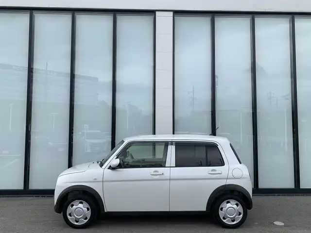 スズキ ラパン G 大阪府 2019(平31)年 0.9万km ピュアホワイトP 【登録時走行距離：8727km】/社外ナビ/   TV/CD/バックモニター/衝突軽減ブレーキ/ドライブレコーダー/横滑り防止装置/プッシュスタート/スマートキー/ワンオーナー