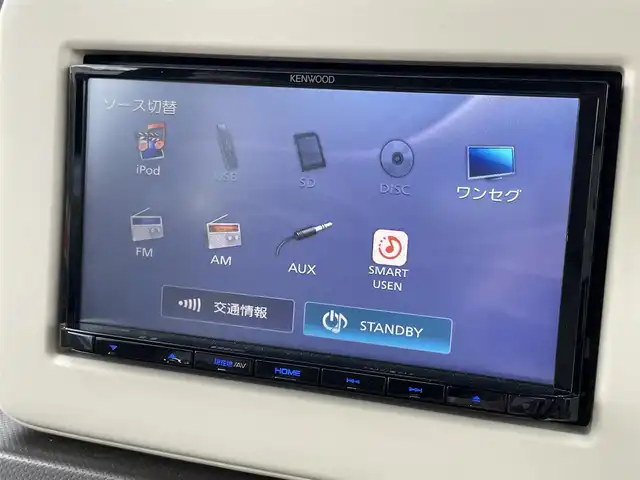 スズキ ラパン G 大阪府 2019(平31)年 0.9万km ピュアホワイトP 【登録時走行距離：8727km】/社外ナビ/   TV/CD/バックモニター/衝突軽減ブレーキ/ドライブレコーダー/横滑り防止装置/プッシュスタート/スマートキー/ワンオーナー