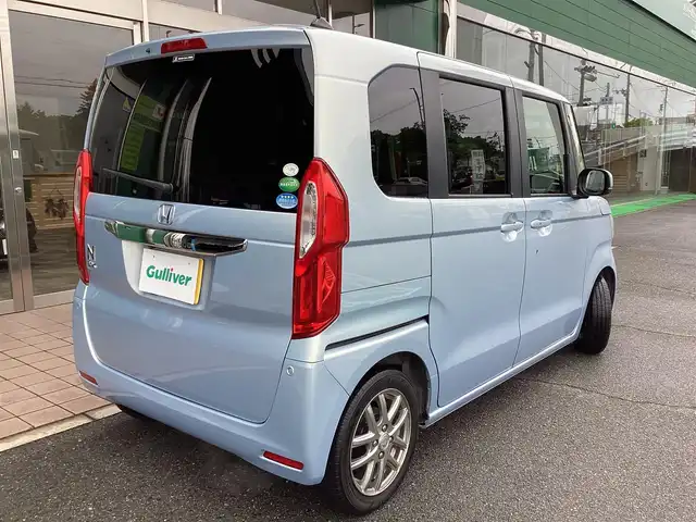 ホンダ Ｎ ＢＯＸ G EX ターボ ホンダセンシング 奈良県 2018(平30)年 5.2万km モーニングミストブルーM /ホンダセンシング/ターボ車/純正ナビ・ＣＤ・ＤＶＤ・ＳＤ・ＢＴ・フルセグＴＶ/バックカメラ/ビルトインＥＴＣ/両側パワースライドドア/ＬＥＤライト/スマートキー×2個/社外14インチＡＷ/パドルシフト/保証書・取扱説明書