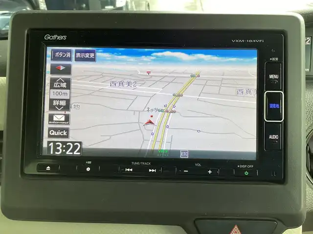 ホンダ Ｎ ＢＯＸ G EX ターボ ホンダセンシング 奈良県 2018(平30)年 5.2万km モーニングミストブルーM /ホンダセンシング/ターボ車/純正ナビ・ＣＤ・ＤＶＤ・ＳＤ・ＢＴ・フルセグＴＶ/バックカメラ/ビルトインＥＴＣ/両側パワースライドドア/ＬＥＤライト/スマートキー×2個/社外14インチＡＷ/パドルシフト/保証書・取扱説明書
