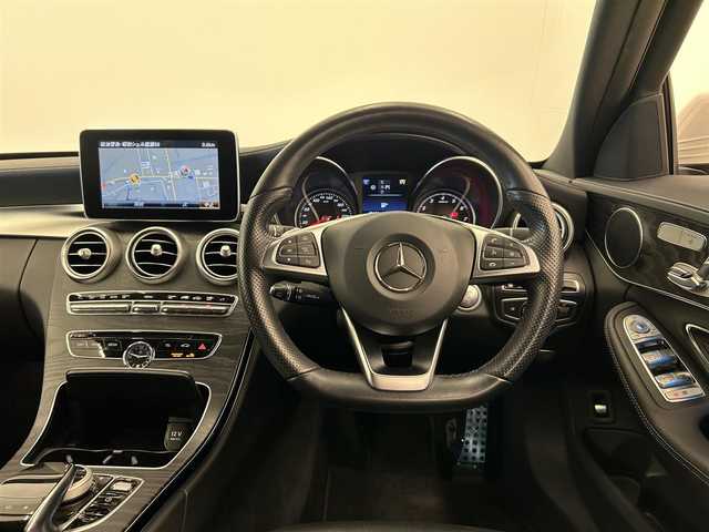 メルセデス・ベンツ Ｃ２００ 岡山県 2016(平28)年 4.7万km ポーラホワイト 純正ナビ/Bluetooth/バックカメラ/レーダーセーフティーパッケージ/レザーシート/ブラインドスポット/クルーズコントロール/レーンアシスト/ステアリングアシスト/ダイナミックセレクト/ヘッドアップディスプレイ/コーナーセンサー/横滑り防止装置/衝突軽減防止装置/純正アルミ