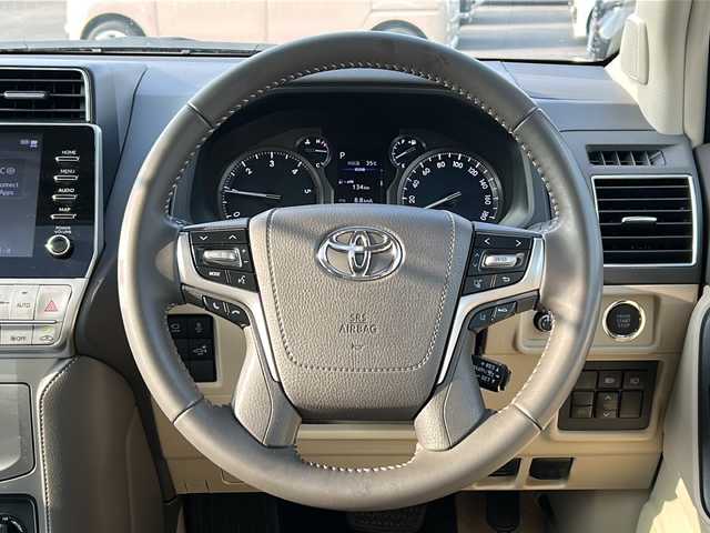 トヨタ ランドクルーザー プラド TX Lパッケージ マットブラED 茨城県 2023(令5)年 3.6万km ブラック Toyota Safety Sense/-・プリクラッシュセーフティ/レーンディパーチャーアラート/オートマチックハイビーム/レーダークルーズコントロール/サンルーフ/純正９インチメモリナビ/-Bluetooth/アラウンドビューモニター/ブラインドスポットモニター/LEDオートライト/革シート/DN席シートヒーター/DN席エアシート/DN席パワーシート/純正18インチアルミホイール/ルーフレール/ステアリングスイッチ/スマートキー/ビルトインETC2.0