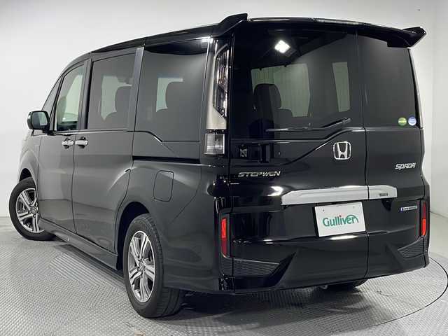 ホンダ ステップワゴン スパーダ ハイブリッド G ホンダセンシング 広島県 2018(平30)年 5.3万km クリスタルブラックパール 純正9型ナビ/純正フリップダウンモニター/両側パワースライドドア/バックカメラ/ホンダセンシング/・衝突軽減ブレーキ/・レーンキープアシスト/・アダプティブクルーズコントロール/・パーキングセンサー/・誤発進抑制機能/LEDヘッドランプ/純正16インチAW/ビルトインETC/USB入力端子