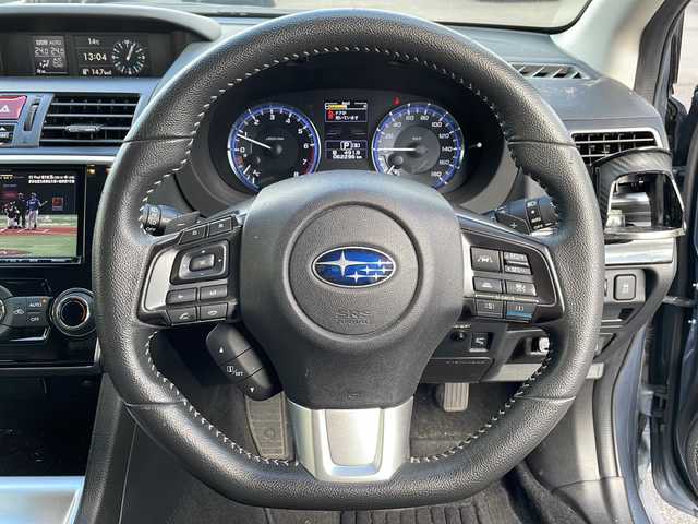 スバル レヴォーグ 1．6GT－S アイサイト 道北・旭川 2016(平28)年 6.3万km スティールブルーグレーM /スマートキー//純正メモリーナビ//ＣＤ・ＤＶＤ・フルセグ・ＢＴ//バックカメラ//パドルシフト//ステアリングリモコン//アイサイトＶer３//プリクラッシュブレーキ//追従クルーズコントロール//アクティブレーンキープ//ＡＴ誤発進・誤後進抑制制御//車線逸脱警報//ふらつき警報//先行車発進お知らせ//ブラインドスポットモニター//純正１８インチアルミ//社外１７インチアルミ冬積込み//ＬＥＤヘッドライト//オートライト//ワイパーデアイサー//Ｄ席パワーシート//社外シートカバー//ドライブレコーダー//スペアキー１//保証書//取説