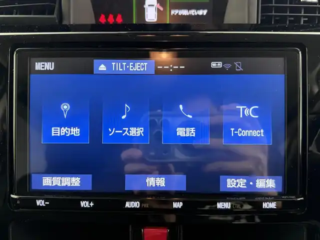 トヨタ ルーミー カスタムG 愛知県 2019(平31)年 2.3万km パールホワイトⅢ スマートアシスト/純正9インチナビ/（Bluetooth/CD/DVD/AM/FM）/バックカメラ/クルーズコントロール/ETC/両側パワースライドドア/前席シートヒーター/オートライト/純正LEDライト/純正AW/電動格納ミラー/後席テーブル/コーナーセンサー/プッシュスタート/スマートキー