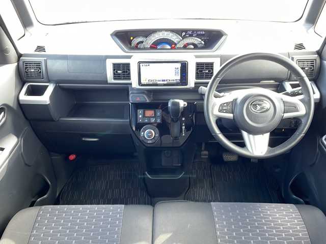 ダイハツ ウェイク G ターボ SA Ⅲ 島根県 2022(令4)年 4.4万km シャイニングホワイトパール ワンオーナー/社外7インチナビ/【Bluetooth/CD/DVD/フルセグTV】/バックカメラ/衝突軽減ブレーキ/前後ドライブレコーダー/両側パワースライドドア/LEDヘッドライト/オートライト/オートマチックハイビーム/ETC/ドアバイザー/純正フロアマット/後席サンシェード/プッシュスタート/スマートキー/ステアリングリモコン