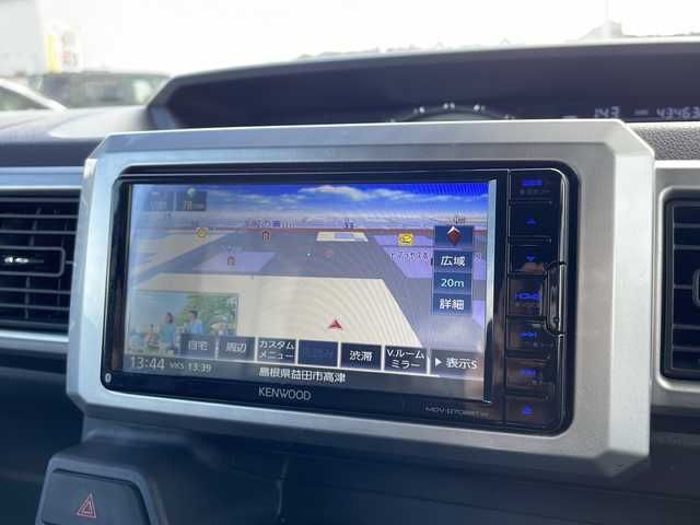 ダイハツ ウェイク G ターボ SA Ⅲ 島根県 2022(令4)年 4.4万km シャイニングホワイトパール ワンオーナー/社外7インチナビ/【Bluetooth/CD/DVD/フルセグTV】/バックカメラ/衝突軽減ブレーキ/前後ドライブレコーダー/両側パワースライドドア/LEDヘッドライト/オートライト/オートマチックハイビーム/ETC/ドアバイザー/純正フロアマット/後席サンシェード/プッシュスタート/スマートキー/ステアリングリモコン