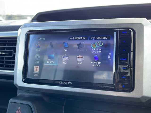 ダイハツ ウェイク G ターボ SA Ⅲ 島根県 2022(令4)年 4.4万km シャイニングホワイトパール ワンオーナー/社外7インチナビ/【Bluetooth/CD/DVD/フルセグTV】/バックカメラ/衝突軽減ブレーキ/前後ドライブレコーダー/両側パワースライドドア/LEDヘッドライト/オートライト/オートマチックハイビーム/ETC/ドアバイザー/純正フロアマット/後席サンシェード/プッシュスタート/スマートキー/ステアリングリモコン