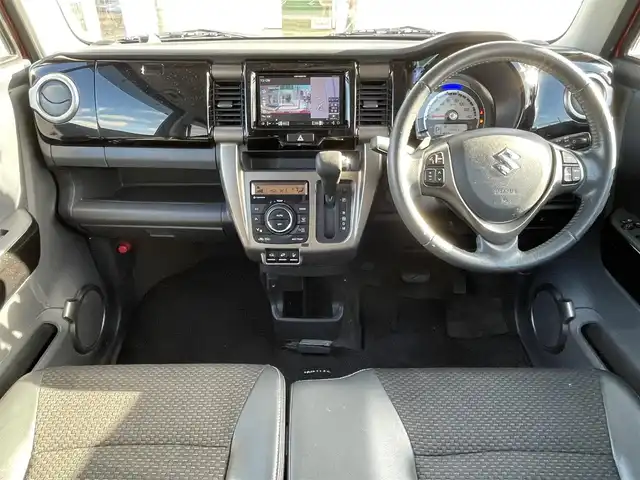 スズキ ハスラー Jスタイル Ⅱ ターボ 道央・札幌 2016(平28)年 7.7万km フェニックスレッドパール/ブルーイッシュブラックパール ・フルタイム4WD/・ターボ/・社外ナビ(DVD&CD&BT&フルセグ）/・ナビ連動ドライブレコーダー/・バックモニター/・ETC/・社外ショックアブソーバー/・HIDヘッドライト/・フォグランプ/・電動格納ミラー/・ウインカーミラー/・イモビライザー/・ESP/・純正ドアバイザー/・フルオートエアコン/・クルーズコントロール/・シートヒーター