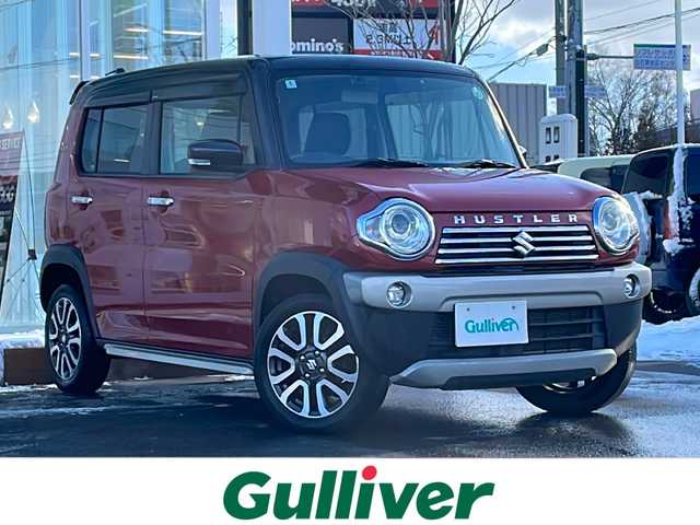 スズキ ハスラー Jスタイル Ⅱ ターボ 道央・札幌 2016(平28)年 7.7万km フェニックスレッドパール/ブルーイッシュブラックパール ・フルタイム4WD/・ターボ/・社外ナビ(DVD&CD&BT&フルセグ）/・ナビ連動ドライブレコーダー/・バックモニター/・ETC/・社外ショックアブソーバー/・HIDヘッドライト/・フォグランプ/・電動格納ミラー/・ウインカーミラー/・イモビライザー/・ESP/・純正ドアバイザー/・フルオートエアコン/・クルーズコントロール/・シートヒーター