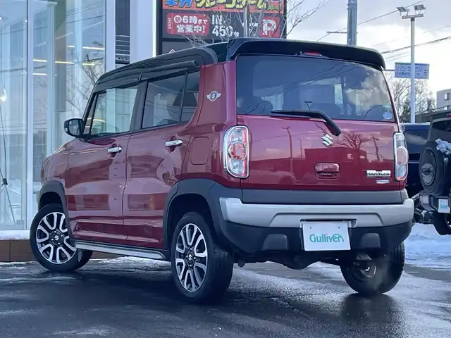 スズキ ハスラー Jスタイル Ⅱ ターボ 道央・札幌 2016(平28)年 7.7万km フェニックスレッドパール/ブルーイッシュブラックパール ・フルタイム4WD/・ターボ/・社外ナビ(DVD&CD&BT&フルセグ）/・ナビ連動ドライブレコーダー/・バックモニター/・ETC/・社外ショックアブソーバー/・HIDヘッドライト/・フォグランプ/・電動格納ミラー/・ウインカーミラー/・イモビライザー/・ESP/・純正ドアバイザー/・フルオートエアコン/・クルーズコントロール/・シートヒーター