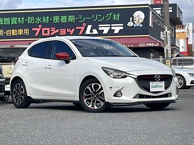 マツダ デミオ XD ツーリング 愛知県 2014(平26)年 10.6万km スノーフレイクホワイトパールマイカ /禁煙//ワンオーナー//エアロ（フロント・サイド・リアアンダー）//純正ナビ//CD/DVD/BT/USB/フルセグ//純正16W//ETC//クルーズコントロール//プリクラッシュセーフティ/車線逸脱警報//スマートシティーブレーキサポート/ハイビームコントロールシステム//ブラインドスポットモニタリング/リアクロストラフィックアラート//アイドリングストップ/横滑り防止装置/盗難防止装置//パドルシフト//LEDオートライト/LEDフォグランプ//オートリトラウィンカーミラー//革巻きステアリング/ステアリングスイッチ//バニティミラー//純正フロアマット//トノカバー//スペアスマートキー//新車時保証書//取扱説明書//ナビ取扱説明書//ディーラー記録簿　H27/H28/H29/H30/R1/R2/R3/R4/R5/R6/R7//ミラーカバー（白）積込