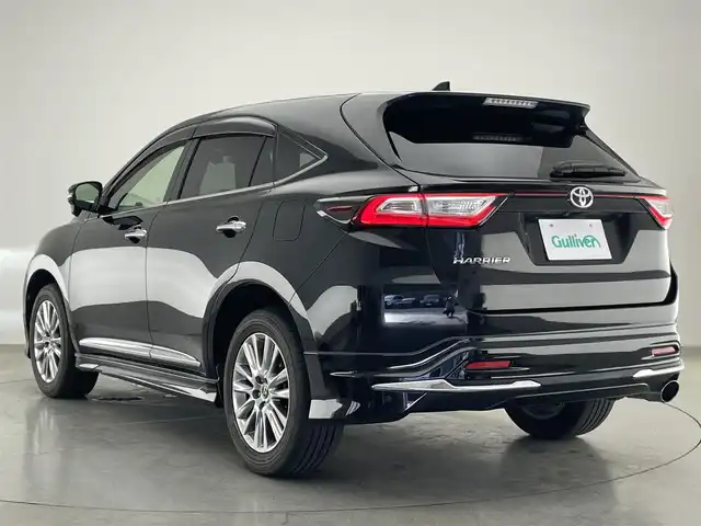 トヨタ ハリアー プレミアム 愛知県 2017(平29)年 8.7万km ブラック 純正９型ナビ　フルセグＴＶ　Ｂｌｕｅｔｏｏｔｈ　モデリスタエアロ　バックカメラ　ハーフレザー　電動リアゲート　電動パーキングブレーキ　セーフティセンス　衝突軽減　追従クルコン　ＬＥＤオートライト　前後ドラレコ　フォグランプ　パワーシート　禁煙車