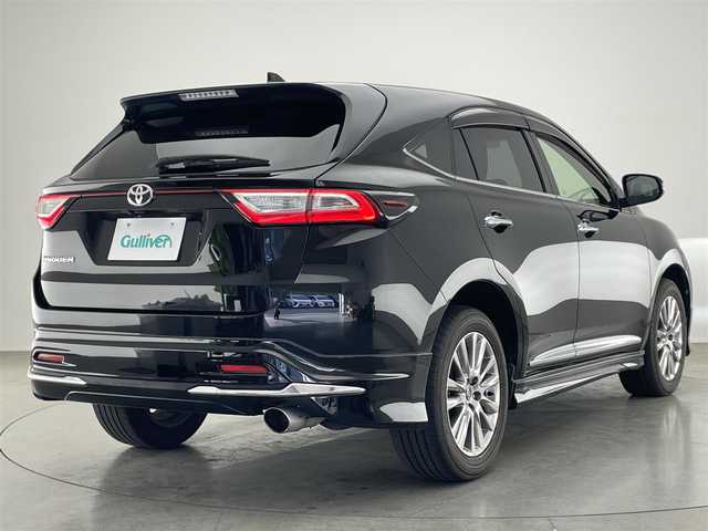 トヨタ ハリアー プレミアム 愛知県 2017(平29)年 8.7万km ブラック 純正９型ナビ　フルセグＴＶ　Ｂｌｕｅｔｏｏｔｈ　モデリスタエアロ　バックカメラ　ハーフレザー　電動リアゲート　電動パーキングブレーキ　セーフティセンス　衝突軽減　追従クルコン　ＬＥＤオートライト　前後ドラレコ　フォグランプ　パワーシート　禁煙車