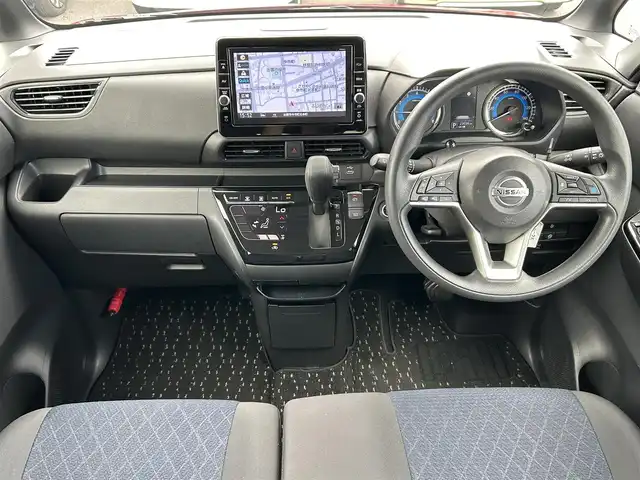 日産 ルークス HWS X プロパイロットED 島根県 2021(令3)年 2.3万km スパークリングレッド/ブラック 純正９インチSDナビ　/フルセグＴＶ　/ＤＶＤ再生　/Ｂｌｕｅｔｏｏｔｈオーディオ　/全方位カメラ　/前方ドライブレコーダー/両側パワースライドドア/アダプティブクルーズコントロール /衝突軽減ブレーキ /レーンアシスト/イモビライザー/リアサーキュレーター/アイドリングストップ/リアサンシェード/ISOFIX/純正LEDヘッドライト/純正フロアマット