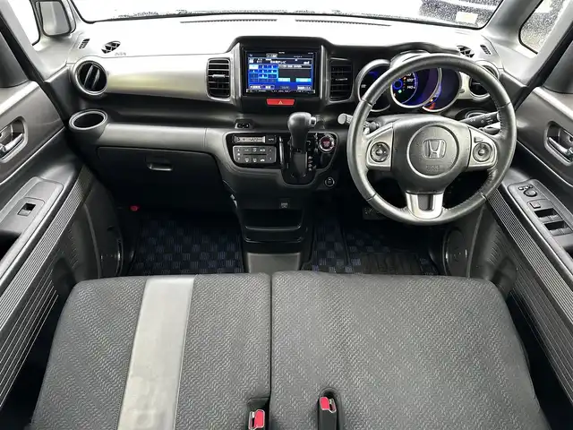 ホンダ Ｎ ＢＯＸ スラッシュ G ターボ Aパッケージ 島根県 2015(平27)年 6.2万km 青Ⅱ CTBA/社外SDナビ/CD/DVD/DTV/Bluetooth/バックカメラ/クルーズコントロール/HIDオートライト/ETC/スマートキー/スペアキー /プッシュスタート /電動格納ミラー/パドルシフト/フロアマット