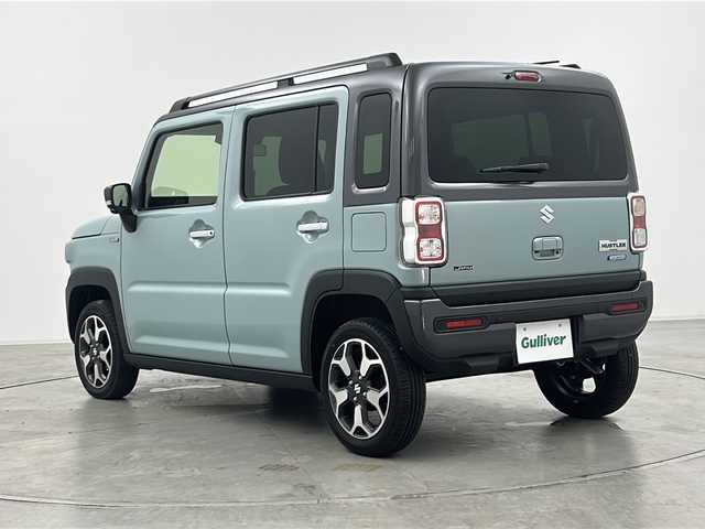 スズキ ハスラー Jスタイル Ⅱ 群馬県 2024(令6)年 0.5万km オフブルーメタリック/ガンメタリック2トーンルーフ 純正９型ナビ　全周囲カメラ　前席シートヒーター　ＬＥＤヘッドライト・フォグ　オートマチックハイビーム　アダプティブクルーズコントロール　衝突被害軽減ブレーキ　レーンアシスト　スマートキー　禁煙車