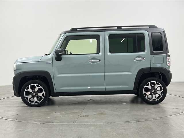 スズキ ハスラー Jスタイル Ⅱ 群馬県 2024(令6)年 0.5万km オフブルーメタリック/ガンメタリック2トーンルーフ 純正９型ナビ　全周囲カメラ　前席シートヒーター　ＬＥＤヘッドライト・フォグ　オートマチックハイビーム　アダプティブクルーズコントロール　衝突被害軽減ブレーキ　レーンアシスト　スマートキー　禁煙車