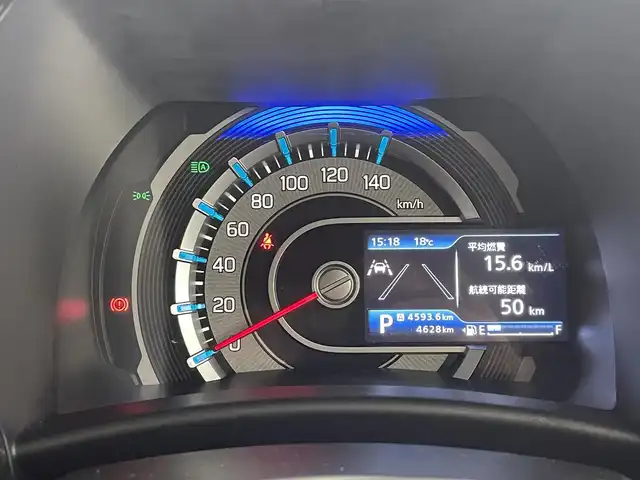 スズキ ハスラー Jスタイル Ⅱ 群馬県 2024(令6)年 0.5万km オフブルーメタリック/ガンメタリック2トーンルーフ 純正９型ナビ　全周囲カメラ　前席シートヒーター　ＬＥＤヘッドライト・フォグ　オートマチックハイビーム　アダプティブクルーズコントロール　衝突被害軽減ブレーキ　レーンアシスト　スマートキー　禁煙車