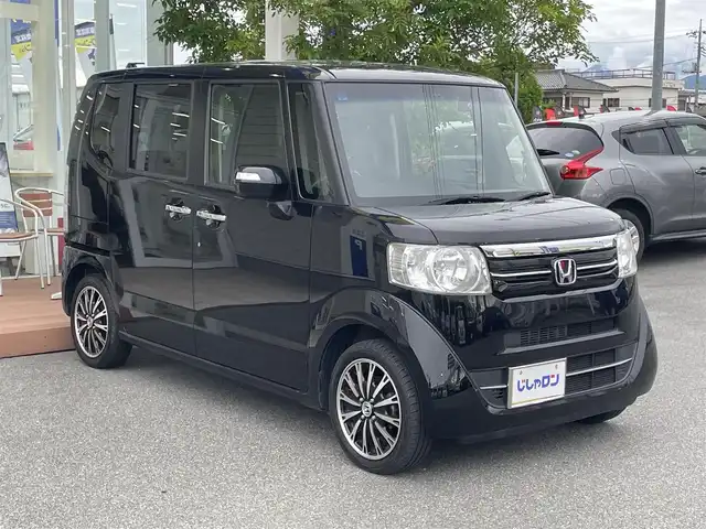 ホンダ Ｎ ＢＯＸ G ターボ Lパッケージ 山梨県 2015(平27)年 8.8万km スマートブラック (株)IDOMが運営する【じしゃロン甲府店】の自社ローン専用車両になります。/こちらは現金またはオートローンご利用時の価格です。自社ローンご希望の方は別途その旨お申付け下さい/〇ターボ/〇pioneerメモリーナビ/（AVIC-RZ09）/〇フルセグTV/DVD/BT接続/〇バックカメラ/〇ドライブレコーダー/〇ETC/〇片側パワースライドドア/〇純正フロアマット
