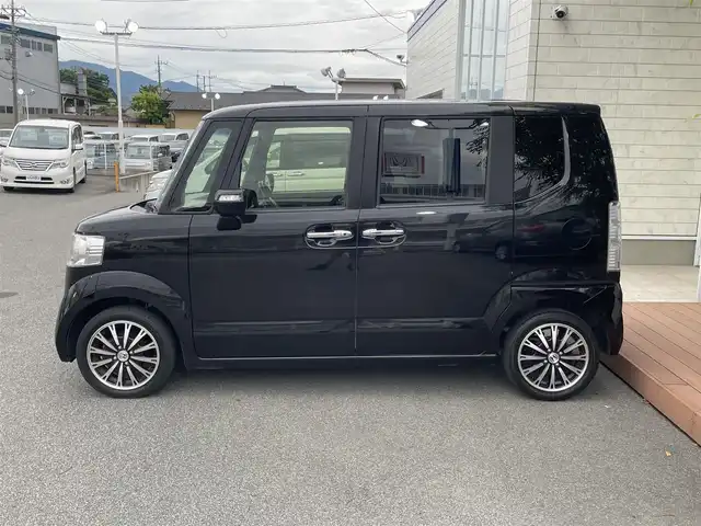 ホンダ Ｎ ＢＯＸ G ターボ Lパッケージ 山梨県 2015(平27)年 8.8万km スマートブラック (株)IDOMが運営する【じしゃロン甲府店】の自社ローン専用車両になります。/こちらは現金またはオートローンご利用時の価格です。自社ローンご希望の方は別途その旨お申付け下さい/〇ターボ/〇pioneerメモリーナビ/（AVIC-RZ09）/〇フルセグTV/DVD/BT接続/〇バックカメラ/〇ドライブレコーダー/〇ETC/〇片側パワースライドドア/〇純正フロアマット