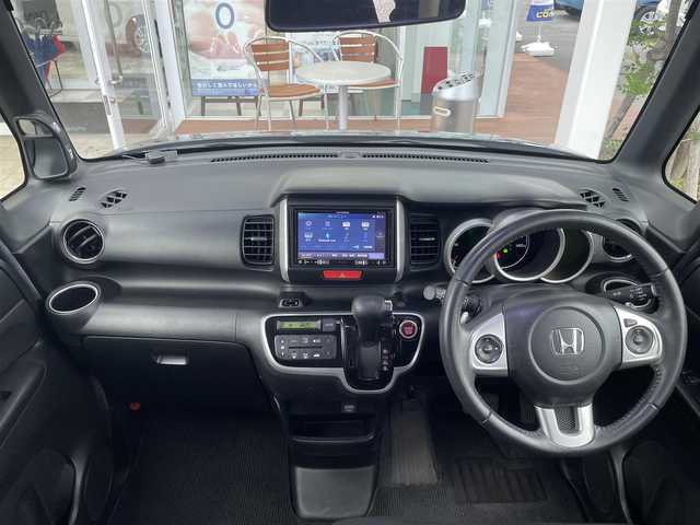 ホンダ Ｎ ＢＯＸ G ターボ Lパッケージ 愛知県 2015(平27)年 8.8万km スマートブラック (株)IDOMが運営する【じしゃロン名古屋鳴海店】の自社ローン専用車両になります。/こちらは現金またはオートローンご利用時の価格です。自社ローンご希望の方は別途その旨お申付け下さい/〇ターボ/〇pioneerメモリーナビ/（AVIC-RZ09）/〇フルセグTV/DVD/BT接続/〇バックカメラ/〇ドライブレコーダー/〇ETC/〇片側パワースライドドア/〇純正フロアマット