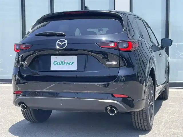 マツダ ＣＸ－５ XD スポーツアピアランス 大阪府 2025(令7)年 0.2万km ジェットブラックマイカ ワンオーナー/純正10.25メモリナビ/   フルセグTV/Bluetooth/全方位カメラ/横滑り防止装置/コーナーセンサー/BOSEサウンド/BSM/ヘッドアップディスプレイ/ＤＮ席パワーシート　/ＤＮ席シートヒーター　/ＤＮ席エアシート　/追従走行有りクルーズコントローラー　/レーンキープアシスト/アイドリングストップ/ワイヤレス充電/電動リアゲート　/前後ドライブレコーダー　/純正19インチアルミホイール/レザーシート/ETC/LED/　