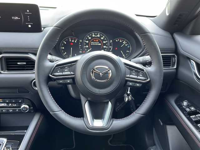 マツダ ＣＸ－５ XD スポーツアピアランス 大阪府 2025(令7)年 0.2万km ジェットブラックマイカ ワンオーナー/純正10.25メモリナビ/   フルセグTV/Bluetooth/全方位カメラ/横滑り防止装置/コーナーセンサー/BOSEサウンド/BSM/ヘッドアップディスプレイ/ＤＮ席パワーシート　/ＤＮ席シートヒーター　/ＤＮ席エアシート　/追従走行有りクルーズコントローラー　/レーンキープアシスト/アイドリングストップ/ワイヤレス充電/電動リアゲート　/前後ドライブレコーダー　/純正19インチアルミホイール/レザーシート/ETC/LED/　