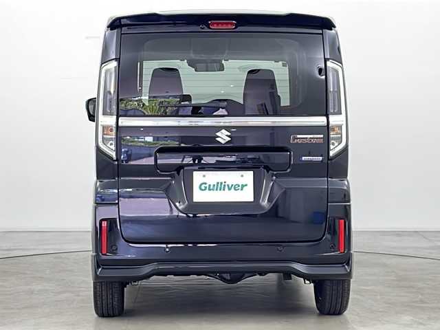 スズキ スペーシア カスタム HYBRID XS ターボ 道央・札幌 2024(令6)年 0.1千km ブルーイッシュブラックパール3 ・4WD/・純正ナビ&ワンセグ&CD&DVD&SD&BT&HDMI/・スズキセーフティサポート/・デュアルセンサーブレーキサポートII/・アダプティブクルーズコントロール/・車線逸脱抑制機能/・標識認識機能/・クリアランスソナー/・オートマチックハイビーム/・ヘッドアップディスプレイ/・両側パワースライドドア/・バックカメラ/・シートヒーター/・ハーフレザーシート/・ドアミラーヒーター/・ハンドルヒーター/・パドルシフト/・オートライト/・LEDヘッドライト/・LEDフォグ/・スマートキー/・純正15インチAW