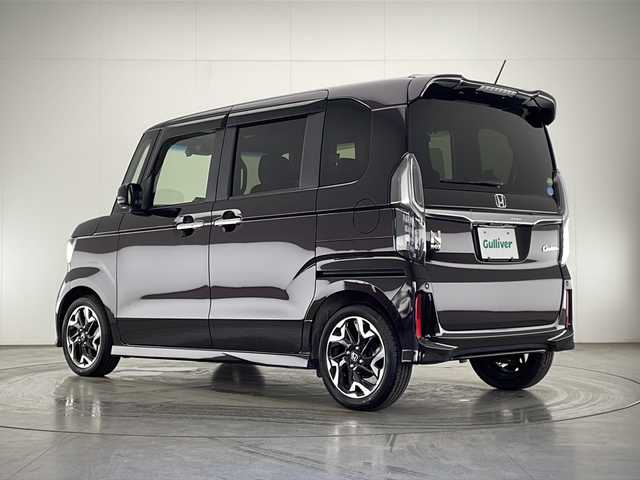 ホンダ Ｎ ＢＯＸ カスタム G L ターボ ホンダセンシング 宮崎県 2020(令2)年 4.5万km プレミアムベルベットパープル・パール 禁煙車/ホンダセンシング/純正ナビTV/（VXM-204VFi/CD/DVD/Bluetooth/フルセグTV)/純正バックカメラ/純正ビルトインETC/純正ドライブレコーダー/純正LEDオートライト/純正LEDフォグ/純正15インチアルミ/純正エアロ/純正ルーフエンドスポイラー/純正フロアマット/両側電動スライドドア/アダプティブクルーズコントロール/レーンディパーチャーアラート/クリアランスソナー/オートエアコン/パドルシフト/前席シートヒーター/ハーフレザーシート/スマートキー/プッシュエンジンスタート/スペアキー/新車時保証書/取扱い説明書