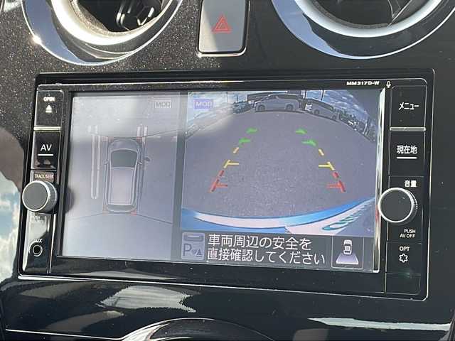 日産 ノート e－パワー X 山形県 2018(平30)年 5.3万km ソニックブルー 禁煙車/エマージェンシーブレーキ/レーンディパーチャーウォーニング/デジタルインナーミラー/アラウンドビューモニター/横滑り防止/純正SDナビ/（AM/FM/TV/BT/CD/DVD）/フルセグTV/クリアランスソナー/ドライブレコーダー/ETC/夏タイヤ車載/スマートキー/スペアキー有/プッシュスタート