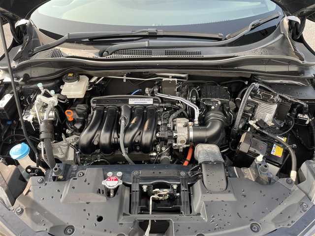 ホンダ ヴェゼル ハイブリッド RS ホンダセンシング 滋賀県 2019(令1)年 4万km ミッドナイトブルービームM 純正９型ナビ/（Ｂｌｕｅｔｏｏｔｈ　ＣＤ　ＤＶＤ　フルセグ）/衝突軽減ブレーキ/追従クルコン/レーンアシスト/コーナーセンサー/ETC/ハーフレザーシート/前席シートヒーター/電格ウィンカーミラー/自動防眩ミラー/LEDヘッドライト