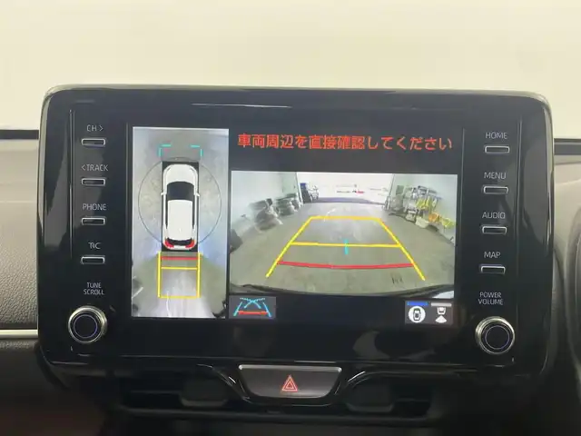 トヨタ ヤリスクロス ハイブリッド Z 愛知県 2020(令2)年 3.4万km ブラックマイカ パワーバックドア（メーカーオプション）/ハーフレザーシート/前席シートヒーター/D席パワーシート/ディスプレイオーディオ/（AppleCarPlay/AndroidAuto/Bluetooth/USB/TV）/ビルトインETC/ヘッドアップディスプレイ/ドライブレコーダー/パノラミックビューモニター/クリアランスソナー/電子パーキングブレーキ/オートブレーキホールド/レーダークルーズコントロール/レーンキープ/BSM/LEDオートハイビーム/ウインカーミラー/純正フロアマット/プッシュスタート/100V電源