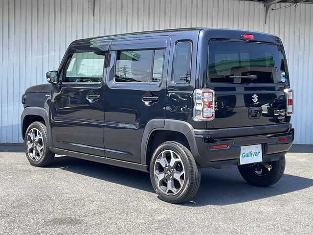 スズキ ハスラー HYBRID X ターボ 長野県 2020(令2)年 3.9万km ブルーイッシュブラックパール3 デュアルカメラブレーキサポート/メモリナビフルセグTV/バックカメラ/ETC/純正１５インチアルミ/コーナーセンサー /シートヒーター /LEDヘッドライト/スマートキー/保証書