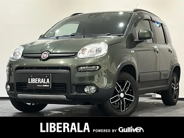 フィアット パンダ 4×4 新潟県 2018(平30)年 5.9万km デメターグリーン 4WD/スペアキー/社外SDナビ/バックカメラ/ドラレコ/フルセグ/AM/FM/Bluetooth/ETC/ルーフレール