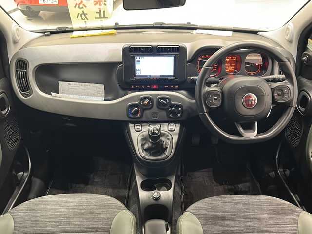 フィアット パンダ 4×4 新潟県 2018(平30)年 5.9万km デメターグリーン 4WD/スペアキー/社外SDナビ/バックカメラ/ドラレコ/フルセグ/AM/FM/Bluetooth/ETC/ルーフレール